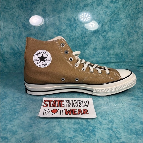 Converse Chuck 70 Light Brown Men’s Canvas High Top Shoes Sneakers Size 12 - Picture 5 of 5
